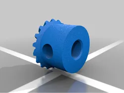 Plastic Gear for 90 Degree Motion Transfer