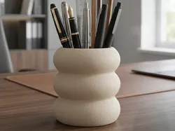 Sculptural Bumpy Ceramic Organizer - Free 3D Print Model