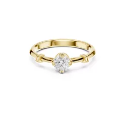 Solitaire Diamond Engagement Ring STL 3DM CAD Model 3D print model