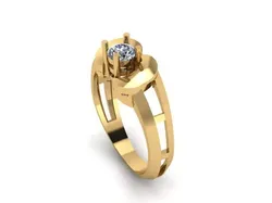 Solitaire Ring  3D print model