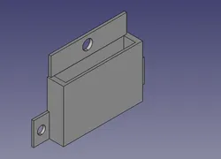 Wall mounted LED light remote holder