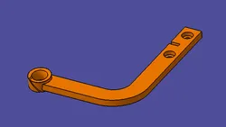 Wanhao i3 Fuehrung (Filament) V2