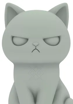 Angry Cat Animal  Katze Tier Figur 3D print model