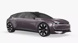 Audi E Electric Crossover Purple 3D model