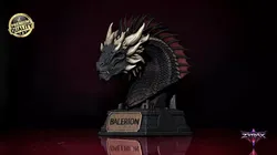 Balerion The Black Dread Bust STL  House of the Dragon 3D Print 3D print model