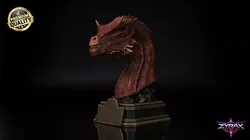 Caraxes Bust STL House of the Dragon 3D Print Sculpture Model 3D print model