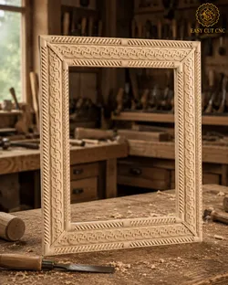 Celtic Knot Frame STL Model  3D model