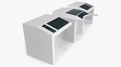 Central Navigation Deck White 3D model