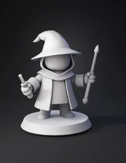 collection of fantasy RPG character icons with multiple classes in lin