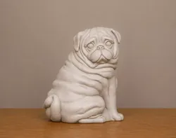 Cute Pug Dog 3D print model