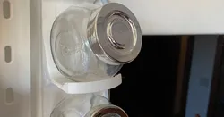 Display/storage for ikea Rajtan jars