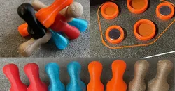 DIY embedded refrigerator / fridge magnets