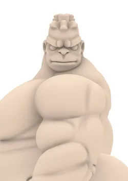 Fantasy Monster Warrior Beast Animal Figure Tier 3D print model