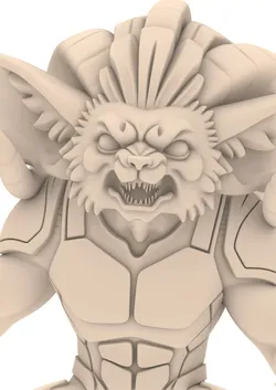 Fantasy Monster Warrior Beast Animal Figure Tier 3D print model