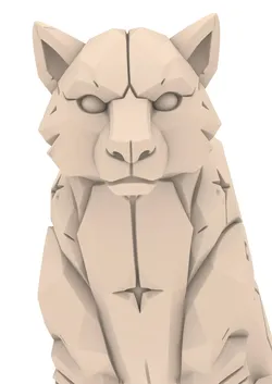 Fantasy Monster Warrior Beast Animal Figure Tier 3D print model