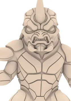 Fantasy Monster Warrior Beast Animal Figure Tier 3D print model