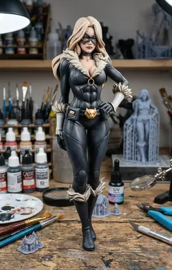 Felicia Hardy - The Black Cat 3D print model