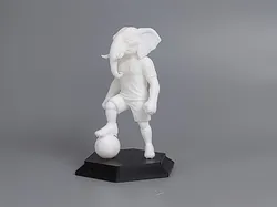 Fișiere pentru imprimante 3D | Fișier 3MF | World Cup Mascots - Elephant