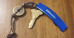 Flexible Keyring or Ring Organizer