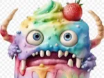 Free Characters & Creatures STL Download - Rainbow Cupcake Monsterby 3D-Druck Graz