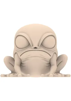 Frog Fitness Monster Figure Kroete 3D print model