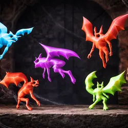 Gargoyles - Collection - 5 Models