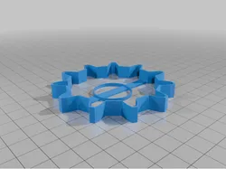 Gear Shaped Cookie Cutter