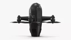 Gobi Air Defense UAV Rigged for Cinema 4D 3D model