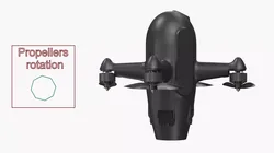 Gobi Air Defense UAV Rigged for Maya 3D model