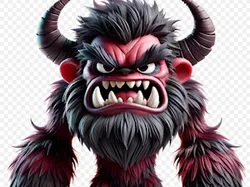 gratuită de Other STL Descărcare - Cartoon Horned Yeti Monster - 3D-Druck Graz