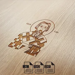 Laser cut digital file Sveti Sava