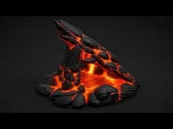 Lava Rock Formation - Extreme Detail Volcanic Arch 4K PBR 3D model