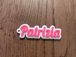 Llavero con el nombre Patrizia - Modelo de impresión 3D gratuito