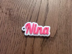 Llavero con nombre Nina - Modelo de impresión 3D gratuito