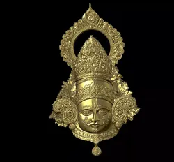 LORD KHATU SHYAMJI DEVOTIONAL MUKHUT 3D print model