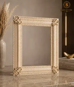 Luxury Baroque Mirror Frame STL 3D model