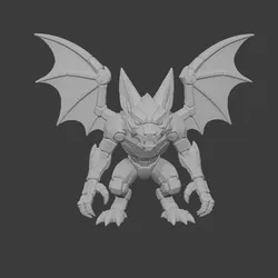 Mecha Giant ManBat Mecha Mythical Monsters Collection
