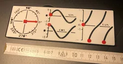 Mechanical Unit Circle and Trigonometric Functions 50% scale