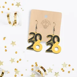 New Year 2026 Earrings 3D Print Files
