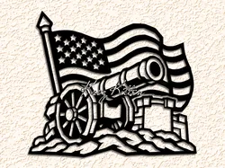 Other STL Download - memorial-cannon wall art home decorby Kaoz Kitten