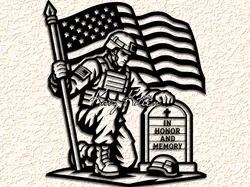Other STL Download - memorial-day-fallen-soldier wall art home decorby Kaoz Kitten