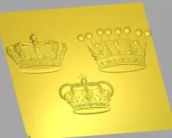 Royal Crown CNC STL Bundle  3D model