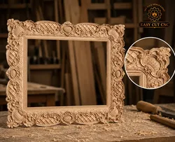 Royal Luxury CNC Frame STL File  3D model