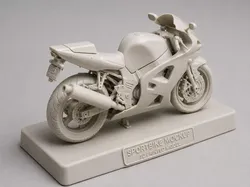 Sport Motorcycle STL Model  3D model