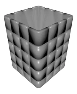 Square Pattern Toothbrush Holder