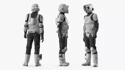 Star Wars Scout Trooper Rigged for Maya 3D model