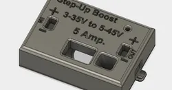 Step-up Boost module enclosure for macbook