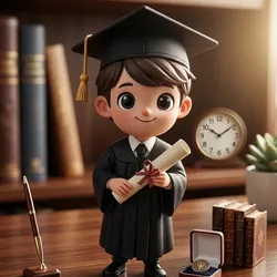 مجاني Other STL تنزيل - CHILD GRADUATING - Moisesdesign7
