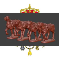 28mm Risorgimento Neapolitan horses walking