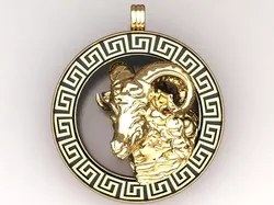 Aries Pendant  3D print model